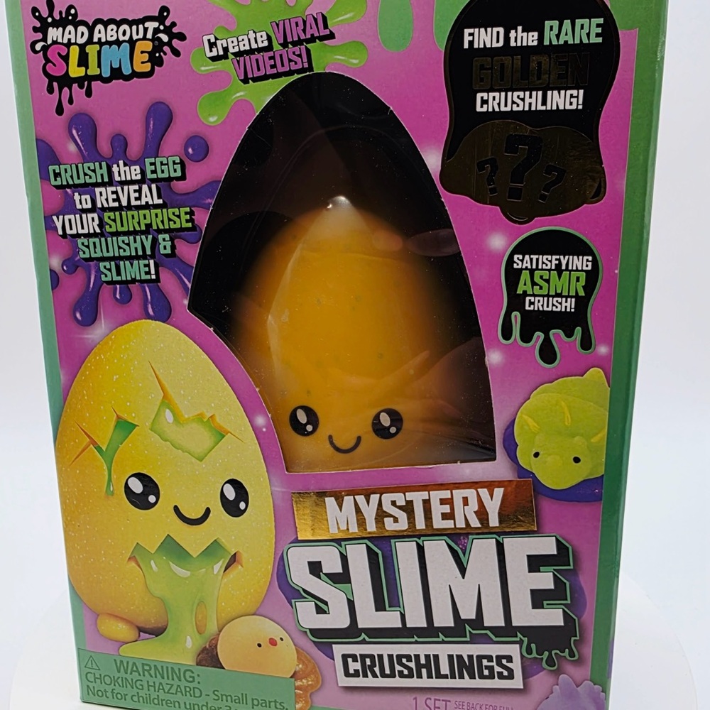 RARE Mystery Slime Crushlings - Yellow Crushling- Squishy & Slimy! *New!